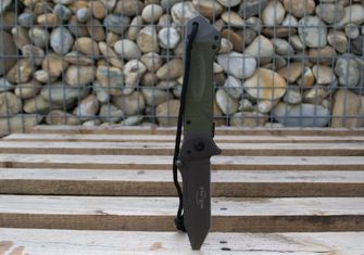 Mil-Tec zložljivi nož DA35 Micarta 22cm olivne barve