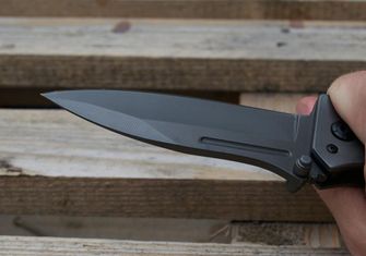 Mil-Tec zložljivi nož DA35 Micarta 22cm črne barve