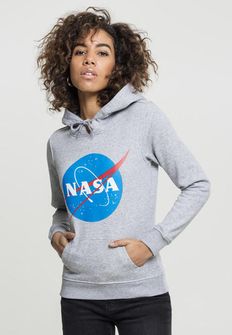 NASA Insignia ženski pulover s kapuco, siv