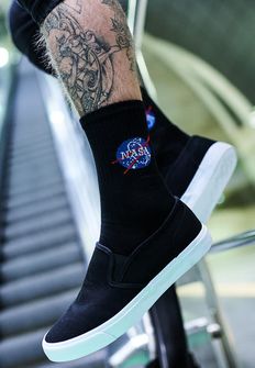 NASA moške nogavice, črne