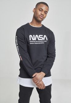 NASA US Crewnec moška mikica, črne barve