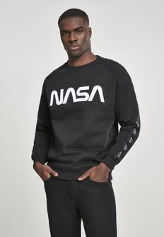 NASA Wormlogo Rocket moška mikica, črne barve