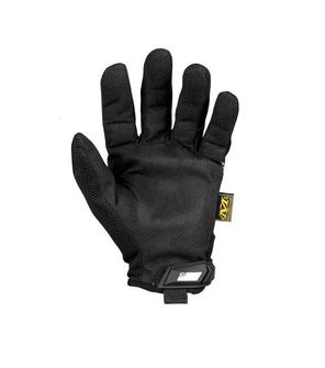 Mechanix Original črne taktične rokavice z belim napisom