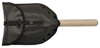 MFH Lovska zložljiva lopata z lesenim ročajem, 61 cm