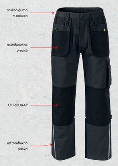 Rimeck Ranger moške delovne hlače Cordura®, temnomodre