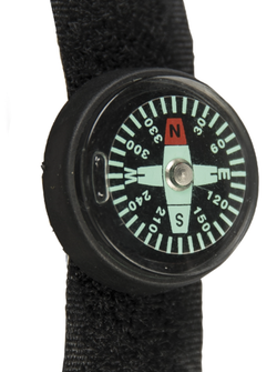 Mil-tec ročni mini kompas, črn