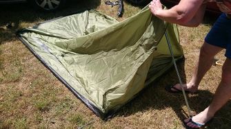 MFH minipack šotor za 2 osebi BW tarn 213 x 137 x 97 cm