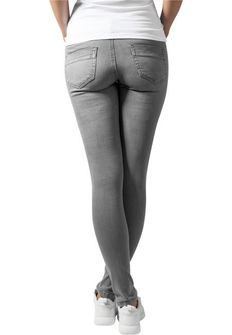 Urban Classics Ženske denim hlače, siva