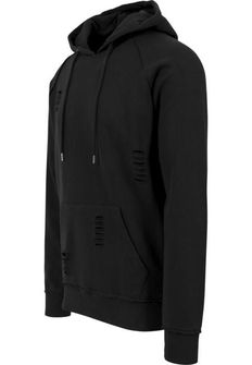 Urban Classics moški pulover s kapuco , črna