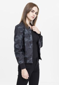 Urban Classics ženska light bomber jakna v maskirni izvedbi, darkcamo