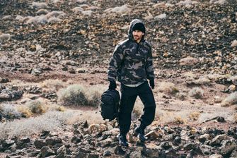 ndit Windbreaker Sherpa jakna, črna