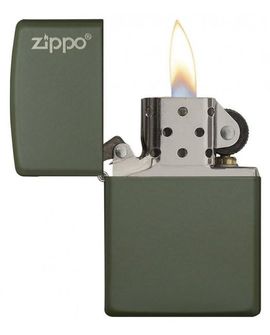 Zippo bencinski vžigalnik olivno mat