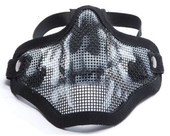 Action Sport Games Airsot zaščitna maska STALKER ASG s kovinskim dnom - BLACK / WHITE