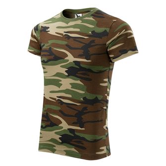 Malfini Camouflage majica s kratkimi rokavi, brown, 160g/m2