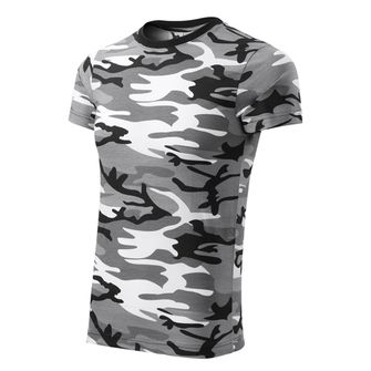 Malfini Camouflage majica s kratkimi rokavi, gray, 160g/m2