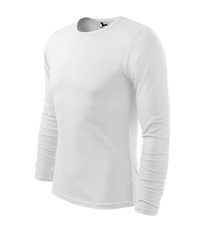Malfini Fit-T majica z dolgimi rokavi, bela, 160g/m2