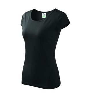 Malfini Pure ženska majica,črna, 150g/m2