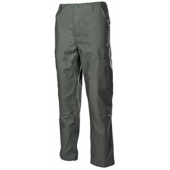 MFH taktične hlače US Combat BDU z ojačanim sedežem in koleni, OD zelene barve