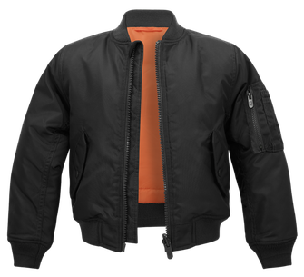 Branditova otroška jakna MA1, črna