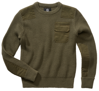 Branditov otroški pulover BW, olivne barve