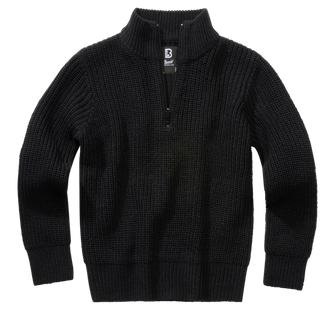 Branditov otroški pulover Marine Troyer, črn