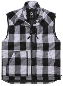 Brandit Lumber vest, bela/črna