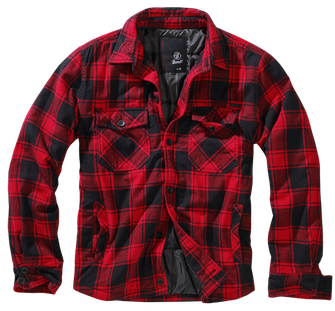 Brandit Lumberjacket jakna, rdeče-črna