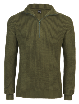 Brandit Marine Troyer pulover, olivna barva