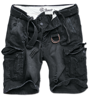 Brandit Shell Valley Heavy Vintage kratke hlače, črne