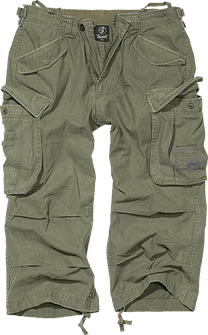 Brandit Vintage Industry 3/4 hlače, olivno zelena