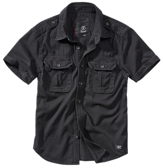 Brandit Vintage moška srajca s kratkimi rukavi 1/2, črna