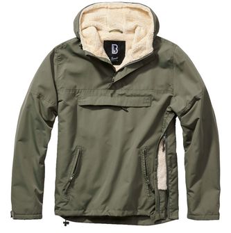 Brandit Windbreaker Sherpa jakna, olivno zelena