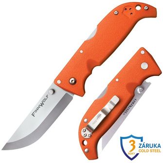 Nož za zapiranje Cold Steel Finn Wolf z oranžnim ročajem (AUS8A)