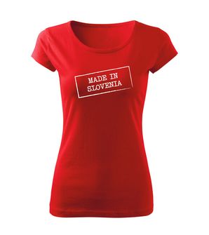 DRAGOWA ženska majica Made in Slovenia, rdeča
