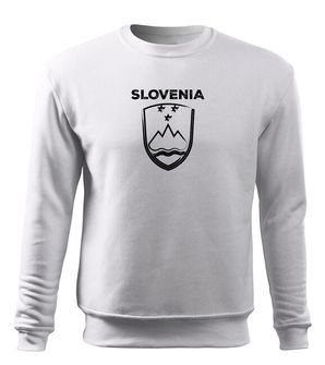 DRAGOWA moški pulove Grb Slovenije z napisom, bela