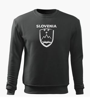 DRAGOWA moški pulove Grb Slovenije z napisom, siva
