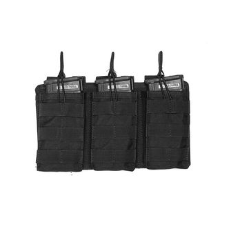 DRAGOWA Taktična torbica za trojni nabojnik, črna