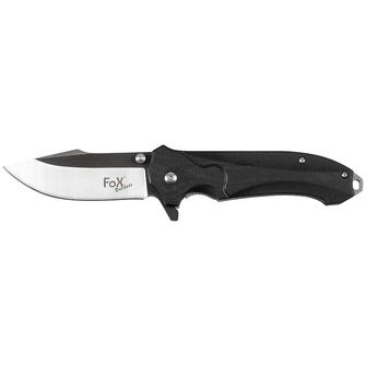 Fox Outdoor nož Jack za enoročno uporabo, črn, ročaj G10