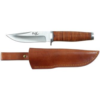 Fox Outdoor nož Pathfinder, Ranger 11, usnjen ročaj, z nožnico