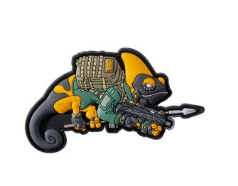 Helikon-Tex 3D PVC Chameleon Patrol line exclusive našitek, rumena/zelena
