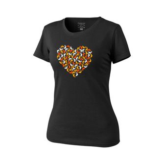 Helikon-Tex ženska majica s kratkimi rokavi Chameleon Heart, črna