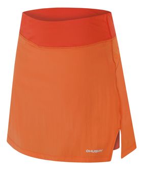 HUSKY žensko funkcionalno krilo s kratkimi hlačami Flamy L, oranžna