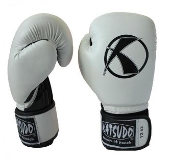 Katsudo boksarske rokavice Punch, belo