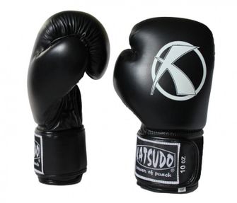 Katsudo boksarske rokavice Punch, črne barve