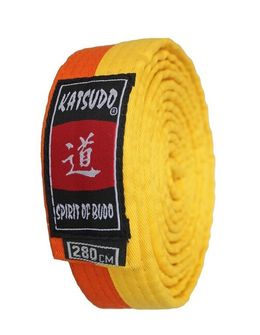 Katsudo Judo pas, rumeno-oranžen