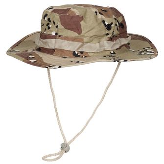MFH Ameriški klobuk GI Bush Rip stop z vrvico, 6 palcev, puščava