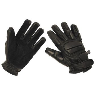 MFH Usnjene rokavice Zaščita proti prerezom, črne