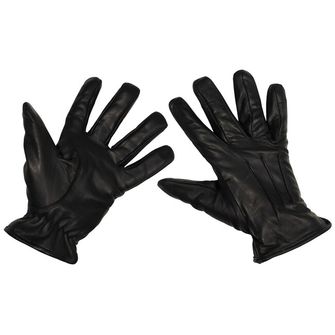 MFH Usnjene rokavice Varnostne rokavice, odporne na rezanje, črne