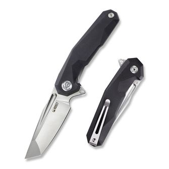 KUBEY Zaključni nož Carve Black G10 (D2)