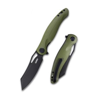 KUBEY Nož Drake, jeklo 14C28N, zelen